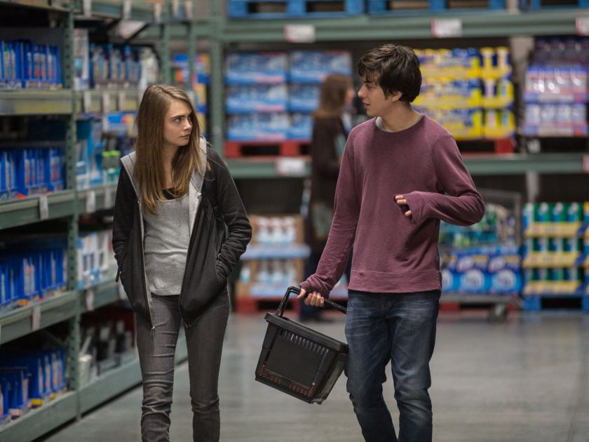 paper towns movie nat wolff cara delevinge